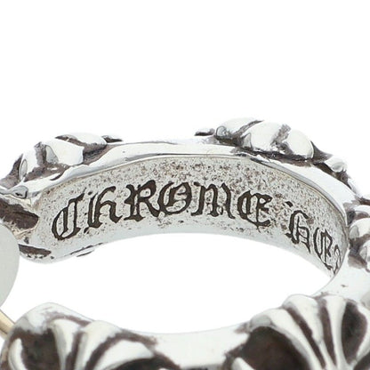 Chrome Hearts Cross Band Hoop Silver Earring Size ONE SIZE