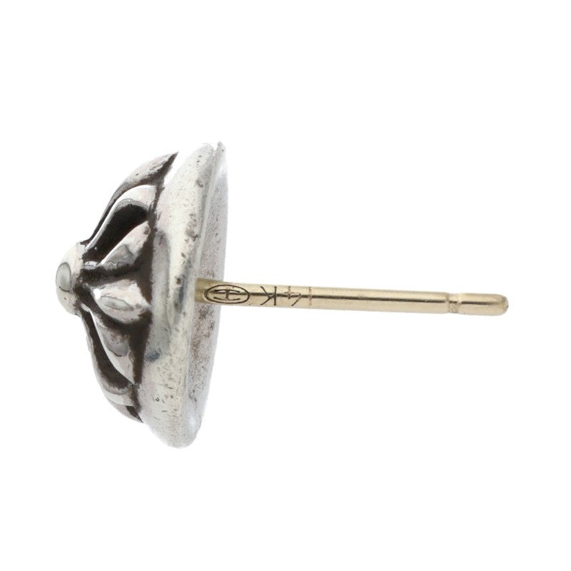 Chrome Hearts Cross Ball Stud Silver Earring Size ONE SIZE