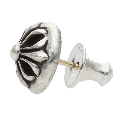 Chrome Hearts Cross Ball Stud Silver Earring Size ONE SIZE