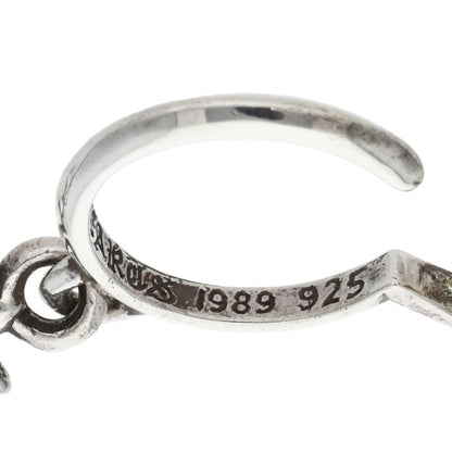 Chrome Hearts Tiny CH Cross Hoop Silver Size ONE SIZE
