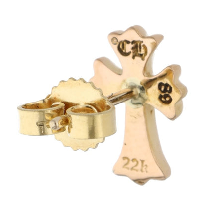 Chrome Hearts 22K No2 CH Cross Stud Gold Size ONE SIZE