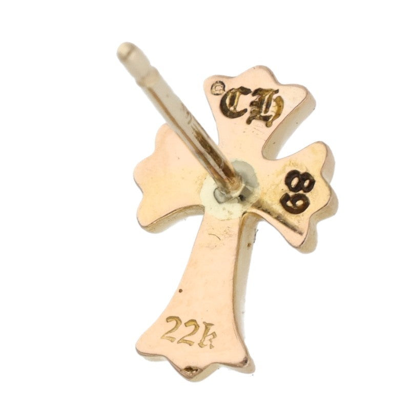 Chrome Hearts 22K No2 CH Cross Stud Gold Size ONE SIZE