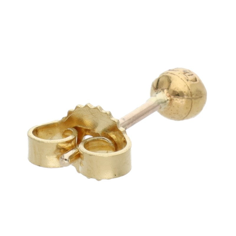 Chrome Hearts 22K Mini Cross Ball Stud Earring Size ONE SIZE