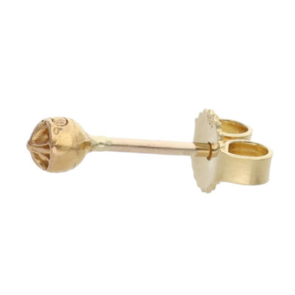 Chrome Hearts 22K Mini Cross Ball Stud Earring Size ONE SIZE