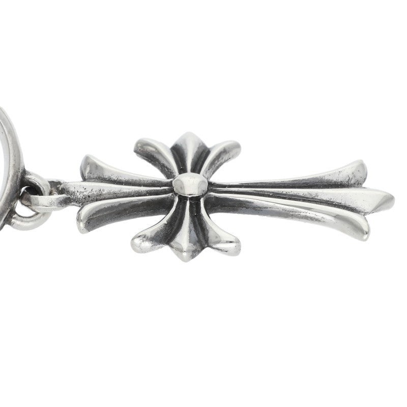 Chrome Hearts Tiny CH Cross Hoop Earring 925 Size ONE SIZE