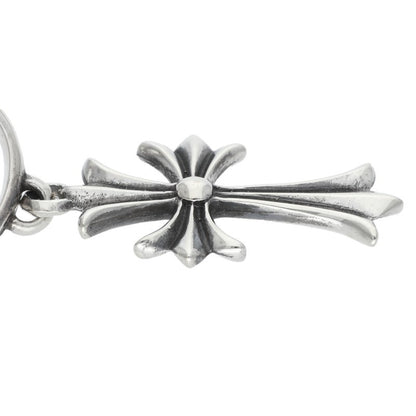 Chrome Hearts Tiny CH Cross Hoop Earring 925 Size ONE SIZE