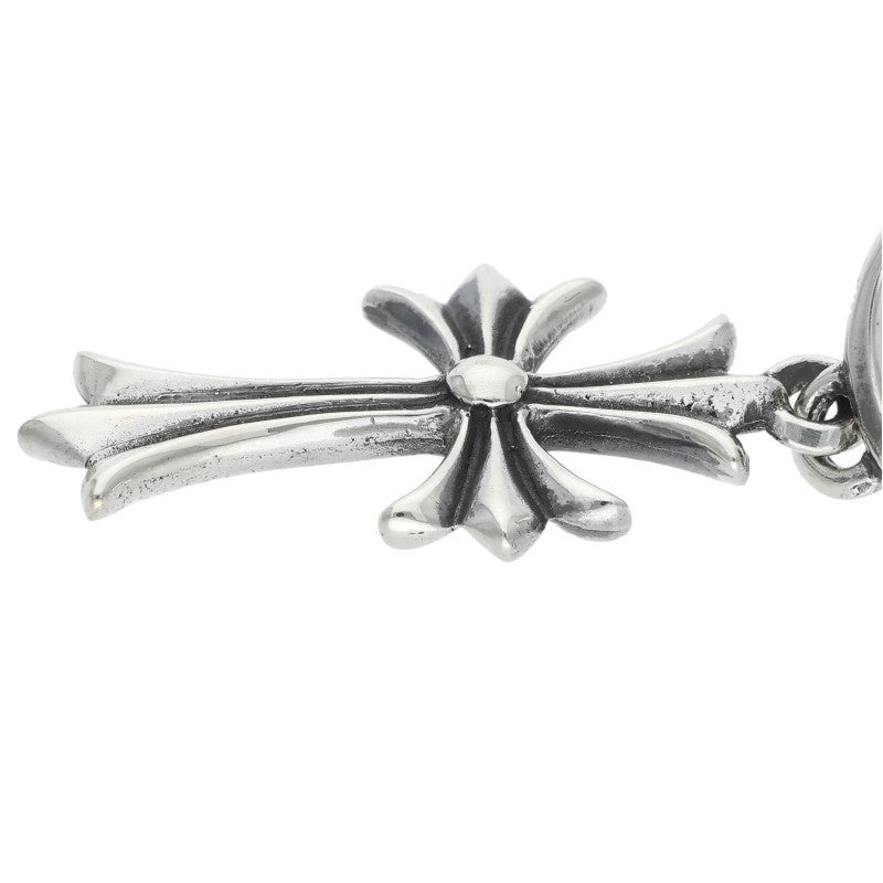 Chrome Hearts Tiny CH Cross Hoop Earring 925 Size ONE SIZE