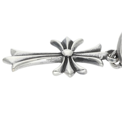Chrome Hearts Tiny CH Cross Hoop Earring 925 Size ONE SIZE