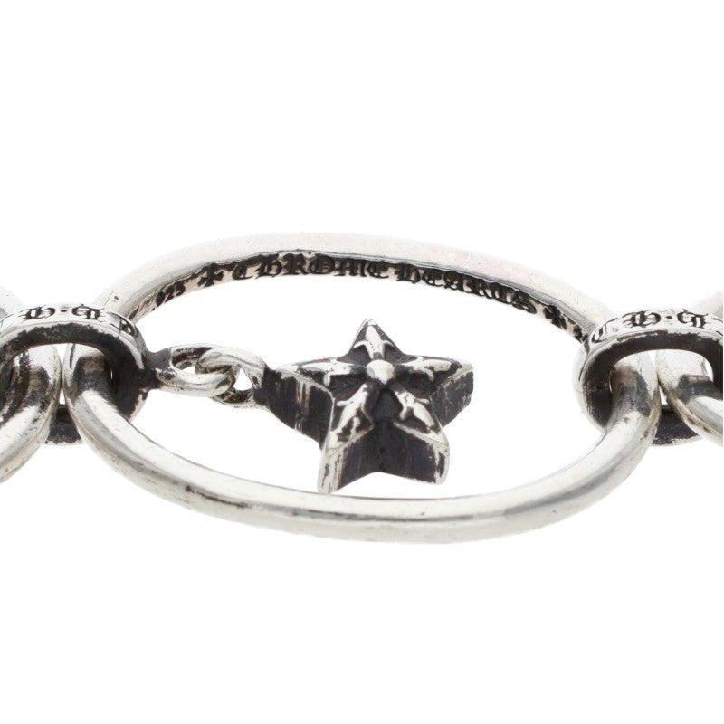 Chrome Hearts Paper Oval Star Drop Earring 925 Size ONE SIZE