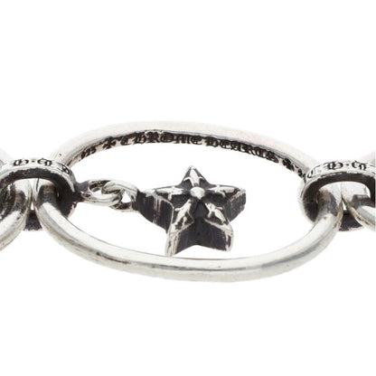 Chrome Hearts Paper Oval Star Drop Earring 925 Size ONE SIZE