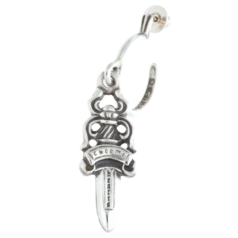Chrome Hearts #5 Dagger Hoop Earring 925 Size ONE SIZE