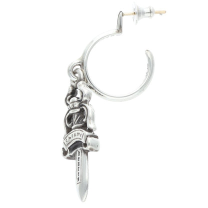Chrome Hearts #5 Dagger Hoop Earring 925 Size ONE SIZE