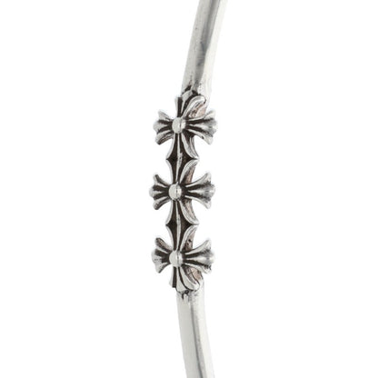 Chrome Hearts 925 Silver Large Hoop Earring Size ONE SIZE