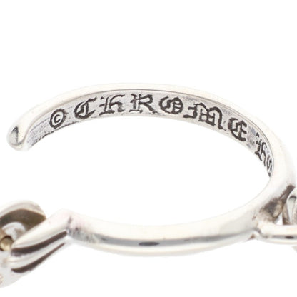 Chrome Hearts Tiny CH Cross Hoop Silver Size ONE SIZE