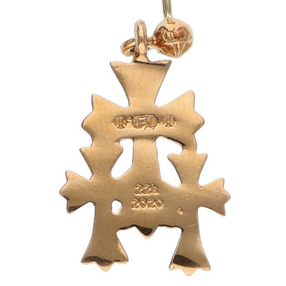 Chrome Hearts 22K Triple CH Cross Drop Earring Size ONE SIZE