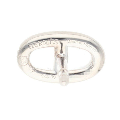 HERMES Chaine d'Ancre TPM Silver Earrings Size ONE SIZE