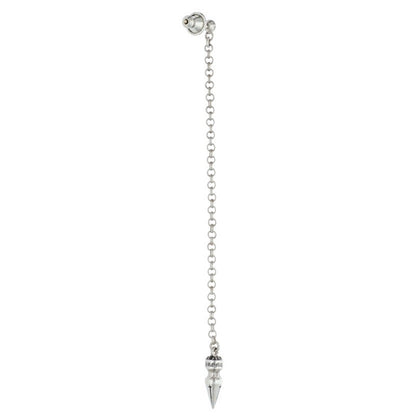 Chrome Hearts Chain Spike Drop Silver Earring Size ONE SIZE
