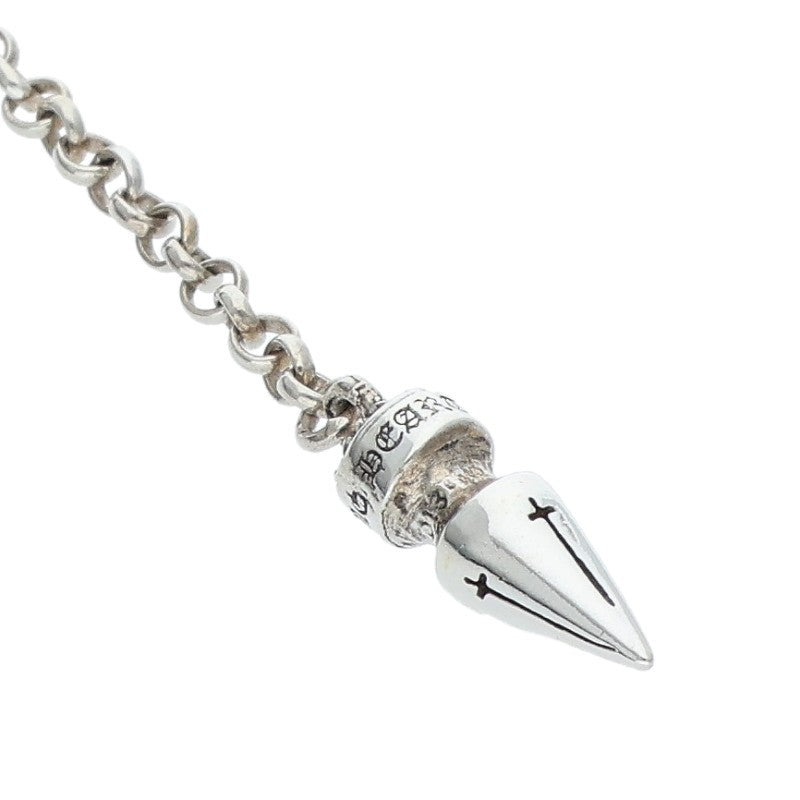 Chrome Hearts Chain Spike Drop Silver Earring Size ONE SIZE