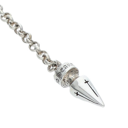 Chrome Hearts Chain Spike Drop Silver Earring Size ONE SIZE