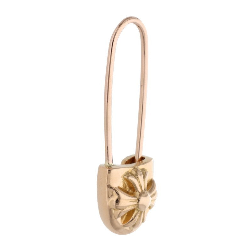 Chrome Hearts 22K Safety Pin Gold Earring Size ONE SIZE