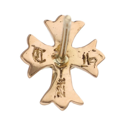 Chrome Hearts 22K No2 CH Cross Stud Earring Size ONE Yellow