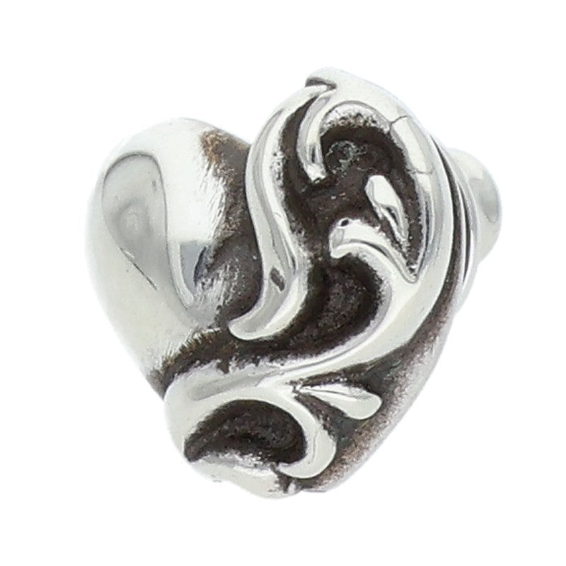 Chrome Hearts Heart Stud Silver Earring Size ONE SIZE
