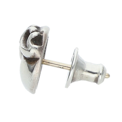 Chrome Hearts Heart Stud Silver Earring Size ONE SIZE