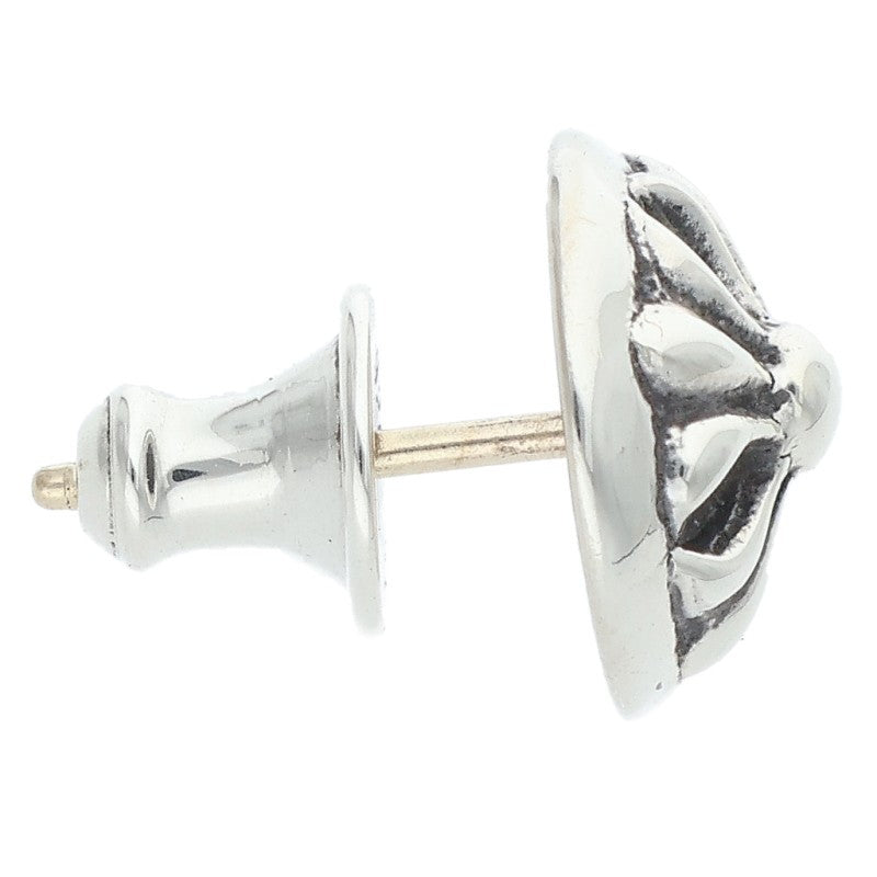Chrome Hearts Cross Ball Stud Silver Earring Size ONE SIZE