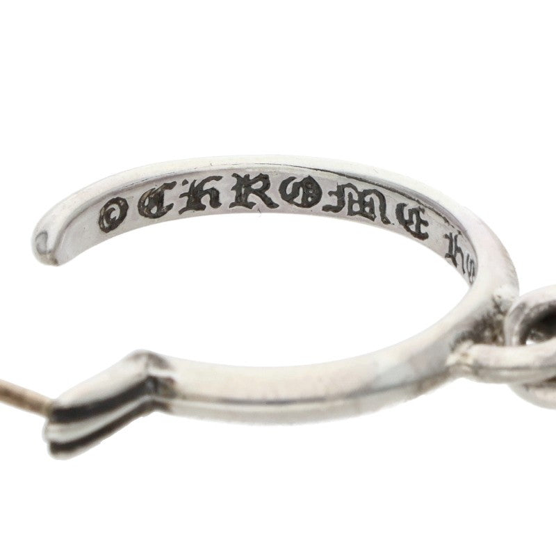 Chrome Hearts No5 Dagger Hoop Silver Earring Size ONE SIZE