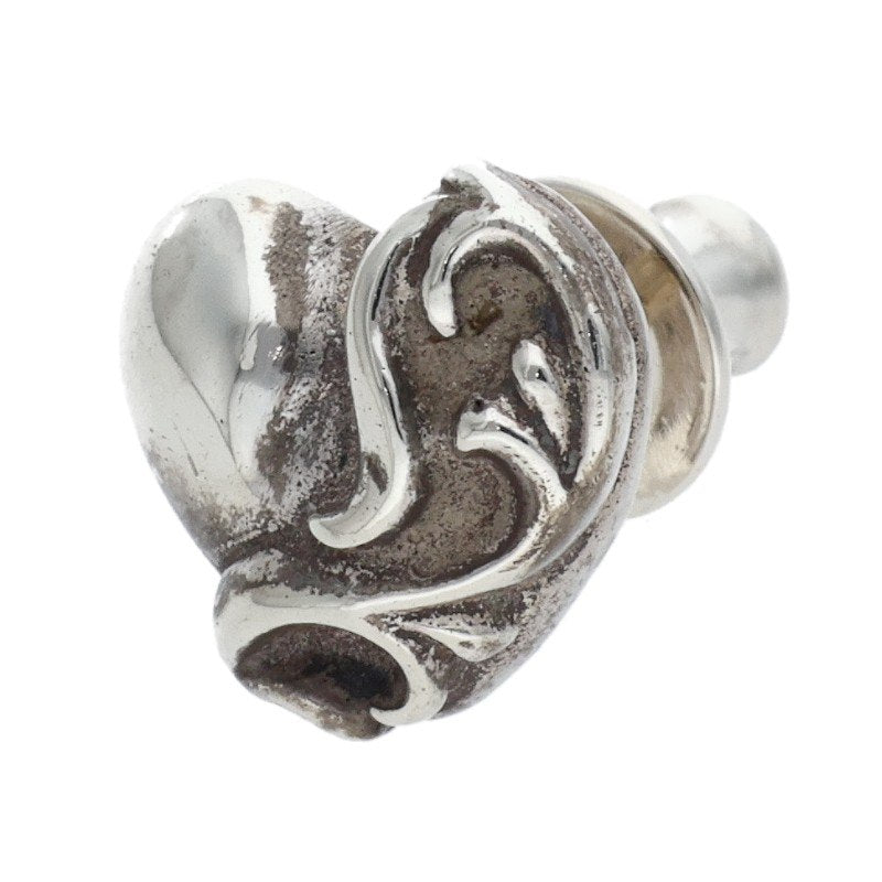 Chrome Hearts Heart Stud Silver Earring Size ONE SIZE