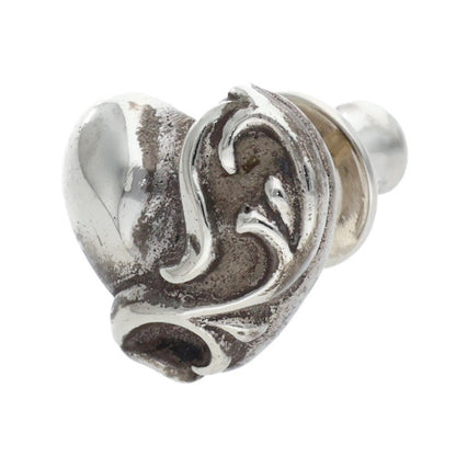 Chrome Hearts Heart Stud Silver Earring Size ONE SIZE