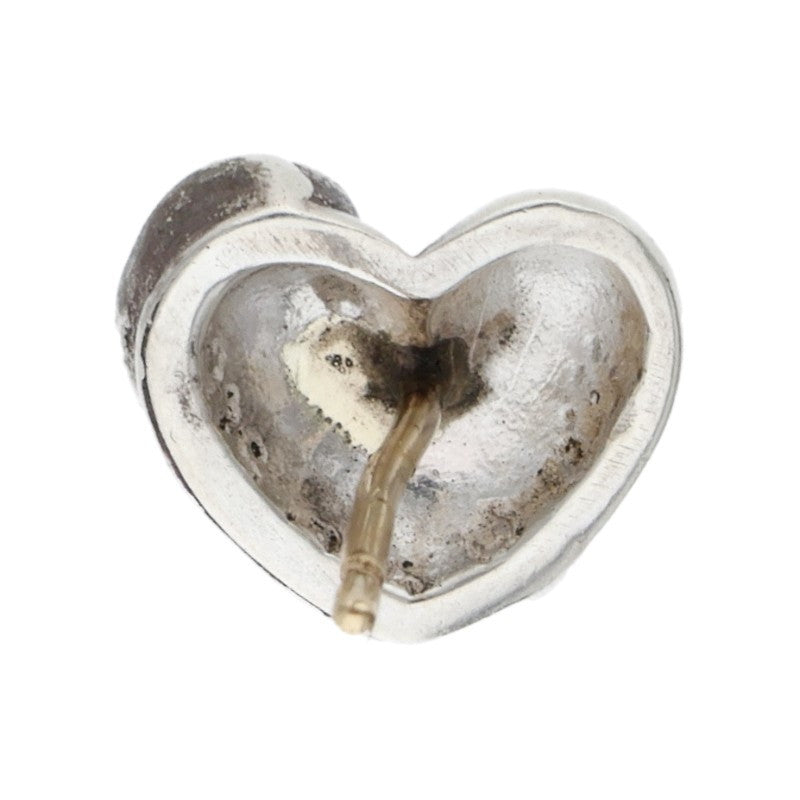 Chrome Hearts Heart Stud Silver Earring Size ONE SIZE