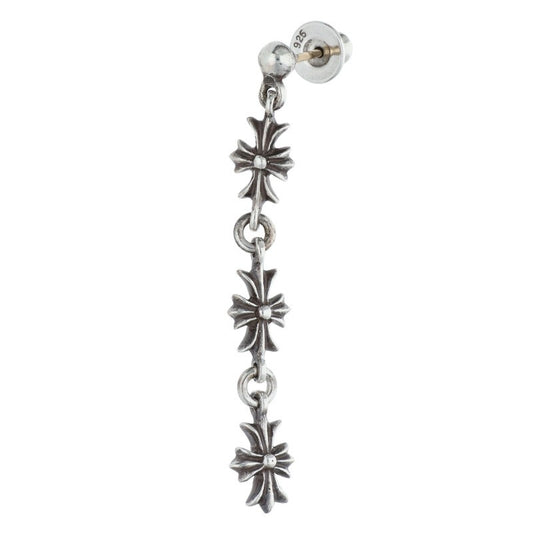 Chrome Hearts Tiny E CH Plus 3 Drop Silver Size ONE SIZE