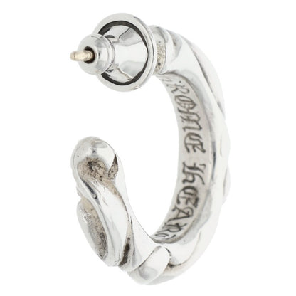 Chrome Hearts Scroll Hoop Silver Earring Size ONE SIZE
