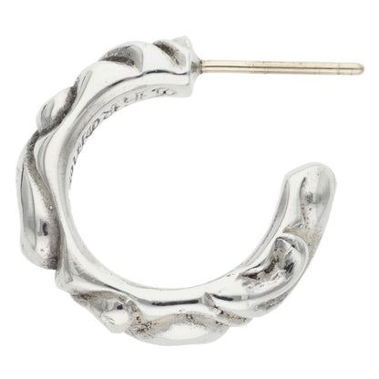 Chrome Hearts Scroll Hoop Silver Earring Size ONE SIZE