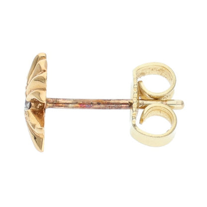 Chrome Hearts 22K CH Plus 1 Yellow Gold Earrings Size ONE SIZE