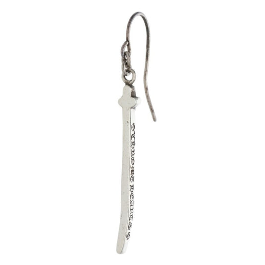 Chrome Hearts RS Cross Drop Silver Earring Size ONE SIZE