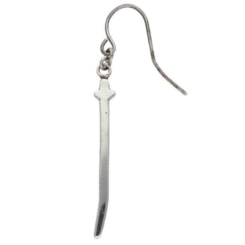 Chrome Hearts RS Cross Drop Silver Earring Size ONE SIZE