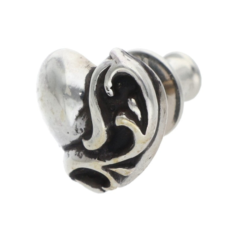 Chrome Hearts Heart Stud Silver Earring Size ONE SIZE