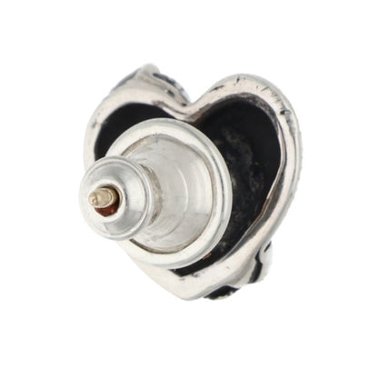 Chrome Hearts Heart Stud Silver Earring Size ONE SIZE