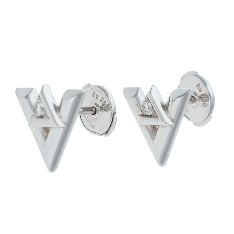 LOUISVUITTON Volt One 18K WG Diamond Earring Size ONE SIZE