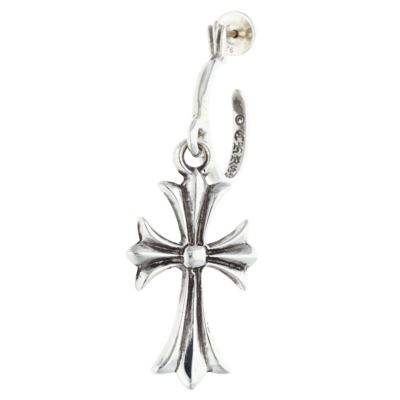Chrome Hearts Tiny CH Cross Hoop Silver Size ONE SIZE