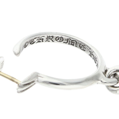 Chrome Hearts Tiny CH Cross Hoop Silver Size ONE SIZE