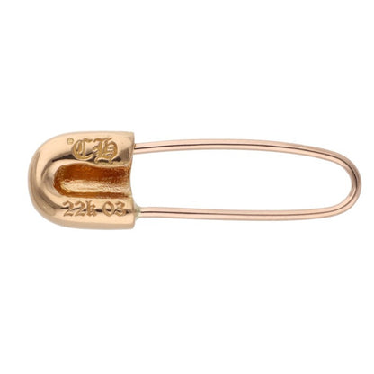 Chrome Hearts 22K Safety Pin 1 Diamond Yellow Size ONE SIZE
