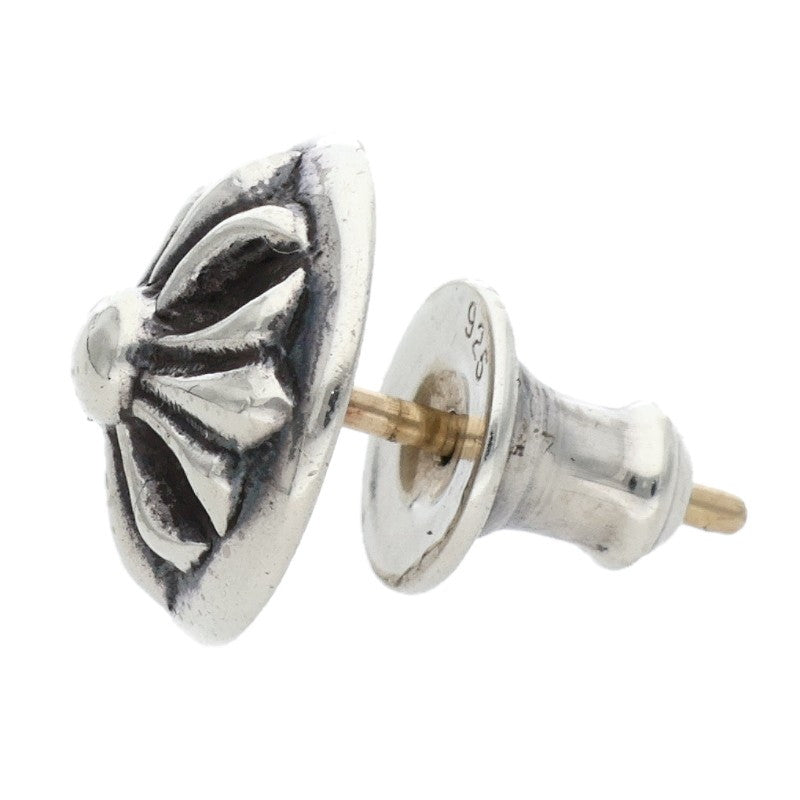 Chrome Hearts Cross Ball Stud Silver Earring Size ONE SIZE