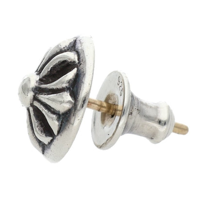 Chrome Hearts Cross Ball Stud Silver Earring Size ONE SIZE
