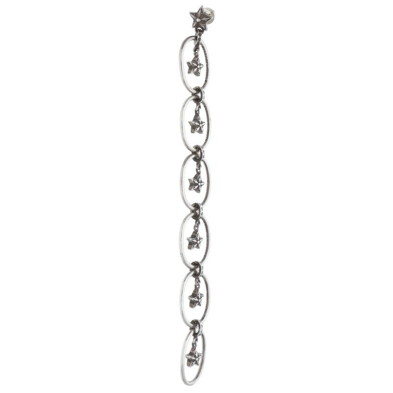 Chrome Hearts Paper Oval Star Drop 925 Silver Size ONE SIZE