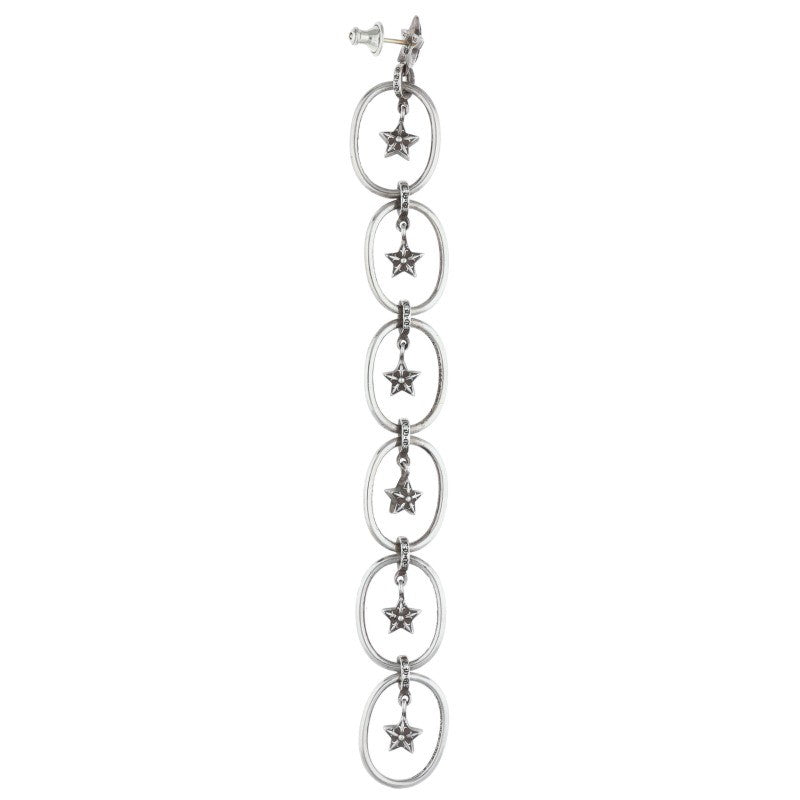 Chrome Hearts Paper Oval Star Drop 925 Silver Size ONE SIZE