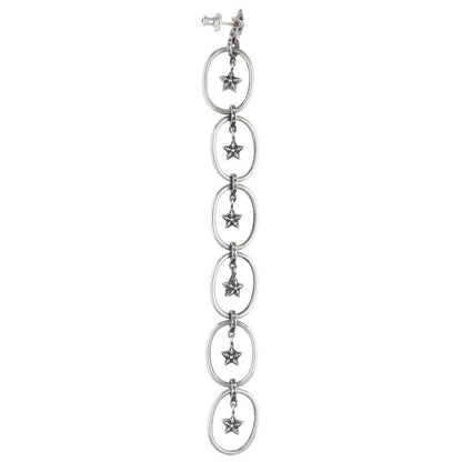 Chrome Hearts Paper Oval Star Drop 925 Silver Size ONE SIZE