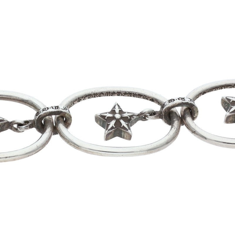 Chrome Hearts Paper Oval Star Drop 925 Silver Size ONE SIZE